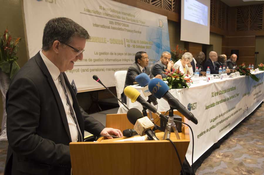11ème Colloque international annuel de l’Association internationale des Services du Trésor (AIST) - La gestion informatisée de la paye des salaires et pensions, au centre des travaux à Brazzaville