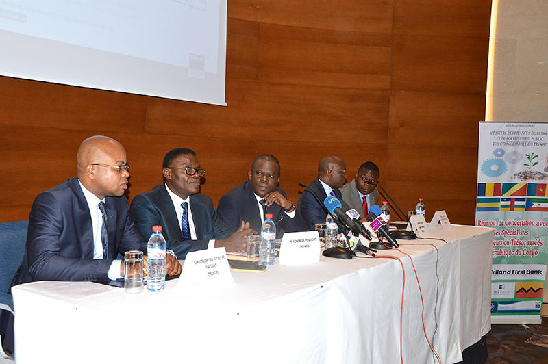 Réunion de concertation avec les Spécialistes en valeur du Trésor agréés au Congo